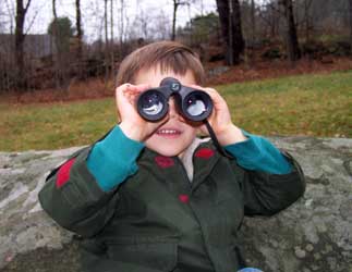 Binoculars make a great present. Photo by Bet Zimmerman.