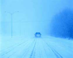 Car in snow
