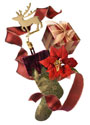 green gift wrapping
