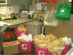 Plastic bags. Photo by Energy Northwest